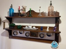 Piattaia a Muro  mensola ,etagere  libreria- Restaurata  107 cm.