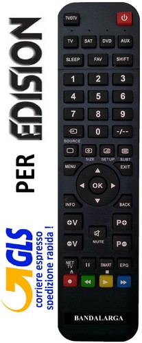 Telecomando per edision - per,