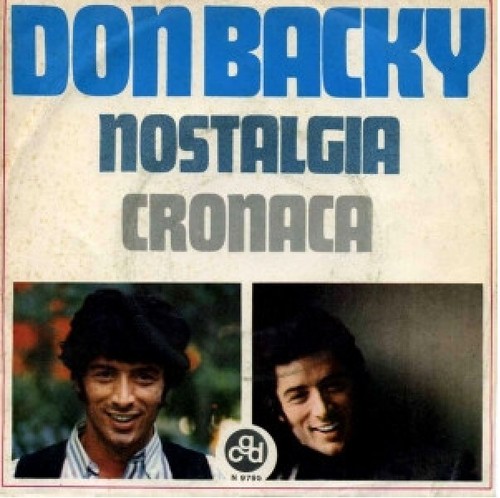 Don backy nostalgia - don,