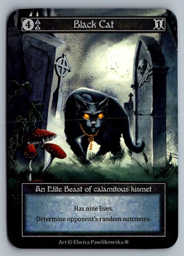 Black cat foil - black,