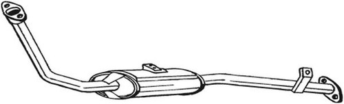 Pre silenziatore bosal 278 - pre-silenziatore, 278-041