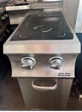 cucina professionale 2 fuochi induzione vetroceramica Bmb