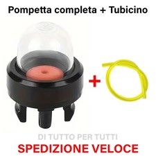 POMPETTA BENZINA MOTOSEGA DECESPUGLIATORE per PRIMER TAGLIAERBA POMPA + TUBICINO