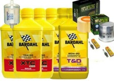 KIT/TAGLIANDO BMW R/1150/RT BARDAHL XTC 15W50 OLIO ARIA BENZINA CANDELE CAMBIO 