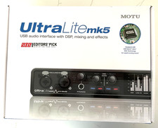 Motu UltraLite MK5 USB Audio Inferface con DSP, Mixaggio ed Effetti