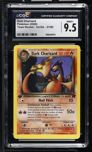 Cgc mint dark charizard - dark,