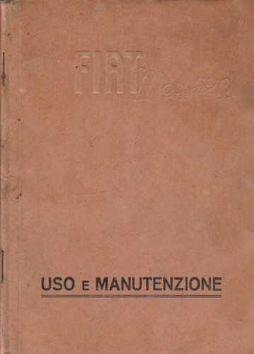 Fiat mod 520 uso e - mod., 520.
