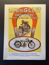 Affichette Moto,Moto Ancienne