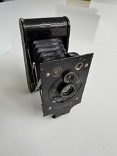 Piccolette Contessa Nettel Soffietto macchina fotografica vintage con custodia