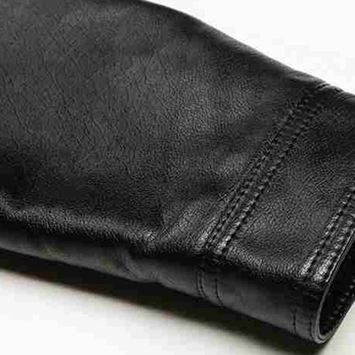 Giacca pelle uomo tinta - giacca,