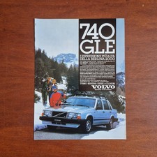1985 Volvo 740 GLE - Original AD Advertising Pubblicità Vintage