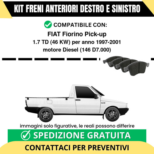 Pastiglie freno anteriori per - pastiglie,