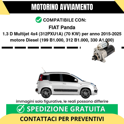 Motorino avviamento fiat - avviamento,