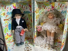 Bambola  Lenci vintage sposi serie limitata  Italy Doll Paola  e Lazzaro