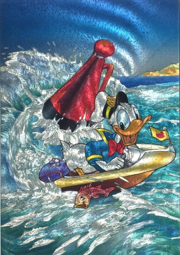 Donald duck boat - duck,,