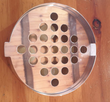 SCALDA PIATTO VINTAGE ARGENTO