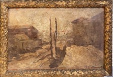 Dipinto antico, olio su