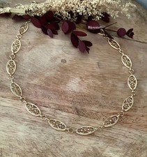 Collana Anelli Intagliati -