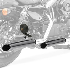 Set 2x Scarico + Nastro per Suzuki Intruder VS 1400/ 800/ 750/ 600 TO2
