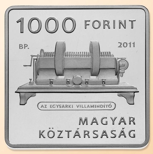 Moneta quadrata ungheria 1000 - moneta,