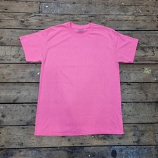 T-shirt bianca Gildan rosa