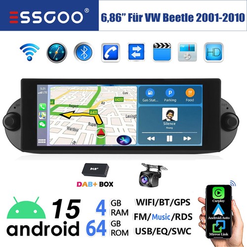 64gb dab 1din touchscreen - 4g+64gb,