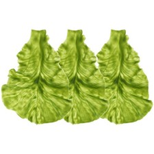  3 Pcs Foglie Di Lattuga Finte