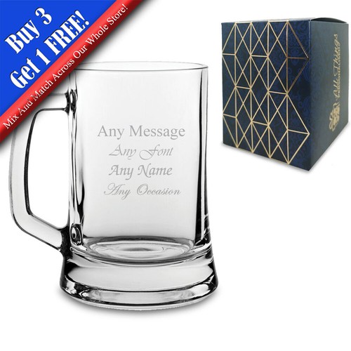 Tankard vetro inciso - vetro,