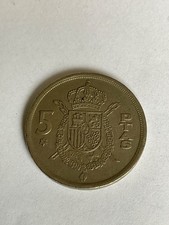 Spagna 5 Cinque Ptas 1975 in
