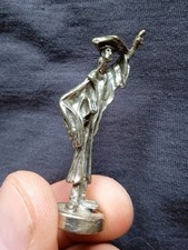 Statuina Piccola statua in argento raffigurante avvocato magistrato giudice Toga