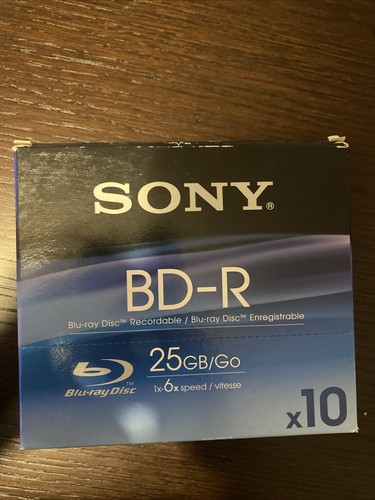 Sony blu ray - bd-r, registrabile