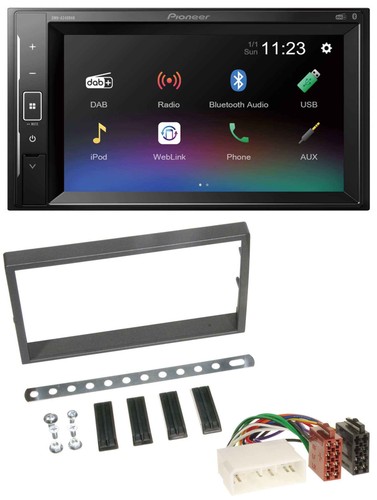 Pioneer dab mp3 2din - pioneer, bluetooth