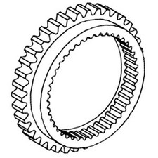 Ingranaggio 1686458M1 adatto per Massey Ferguson 290 UK 375 390 398 399 4225 4235