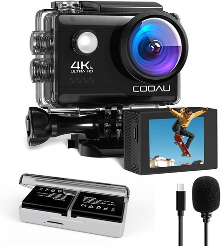 Cooau action cam - fps, 64mp