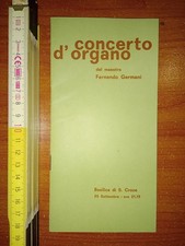 Concerto d'Organo del Maestro Fernando Germani Firenze 1964