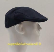 Coppola berretto BLU PURO LINO
