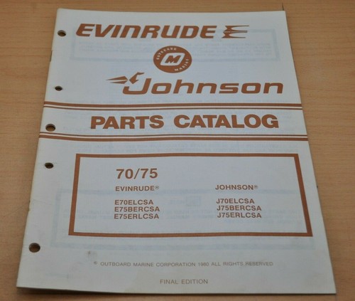Omc johnson evinrude 75 - johnson, 70/75
