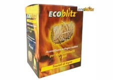 Accendi fuoco ecologico in trucioli per legna stufa caminetto Ecoblitz