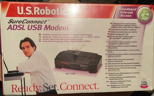 Modem vintage robotics adsl - us,