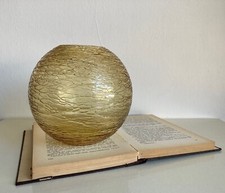 Boccia vetro giallo ocra