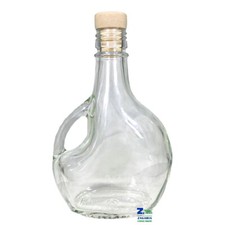 BOTTIGLIA VETRO BASQUAISE 250 CC VETRO CON TAPPO PER LIQUORE LIMONCELLO AMARO
