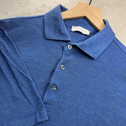Polo uomo gran sasso blu - gran,