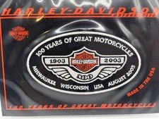 NUOVO Harley Davidson Patch 100° Anniversario Ali USA Barra e Scudo