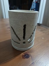 Lampada con Candela in Pietra