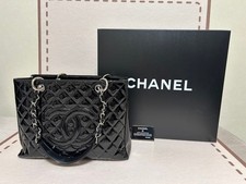 CHANEL enamel GST tote bag