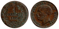Italia centesimo 1904 - italia, centesimo,