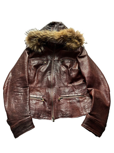 Giacca vintage y2k pelle - y2k,