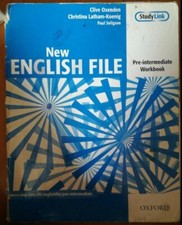 new english file pre intermediate workbook e students book