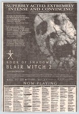 2000 BLAIR WITCH 2 HORROR