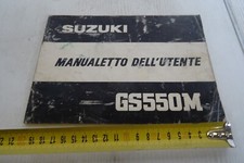 manuale uso manutenzione Suzuki GS 550 M 1981 moto motorcycle